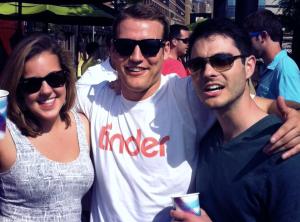 My friends and I pretending to enjoy ourselves on the boat.